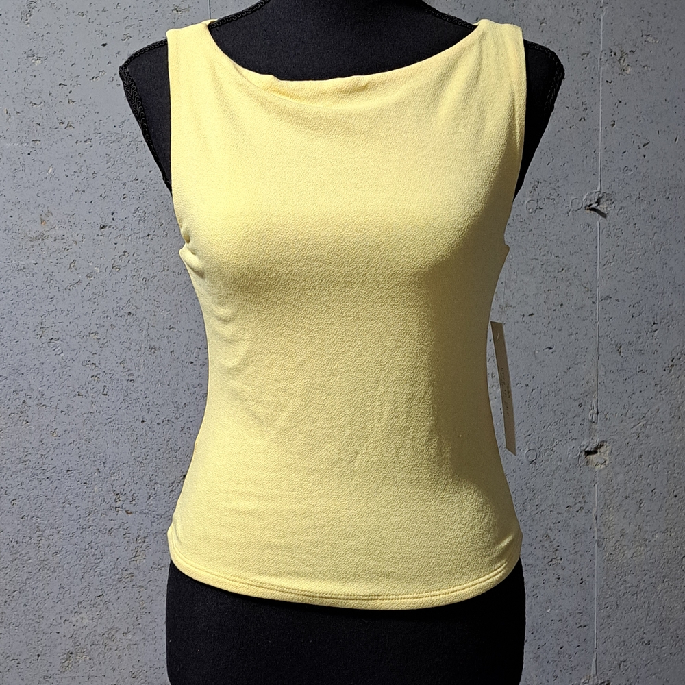 ♦️Sz M / Live In the Moment / Yellow Sleeveless Women's Top